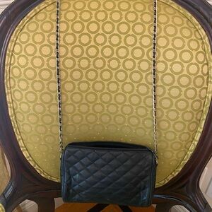 Leather bag on chain